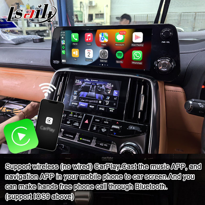 Lsailt Qualcomm Android Video Interface para Lexus LX600 LX500d RX ES NX 2021- Suporte ao YouTube, NetFlix, CarPlay sem fio