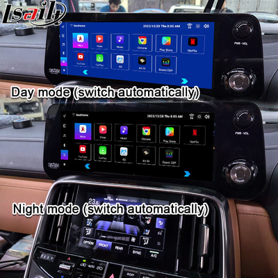 Lsailt Qualcomm Android Video Interface para Lexus LX600 LX500d RX ES NX 2021- Suporte ao YouTube, NetFlix, CarPlay sem fio