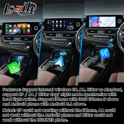 Lexus ES300h ES350 ES250 2023 Android 13 interface multimídia baseada em Qualcomm 6125