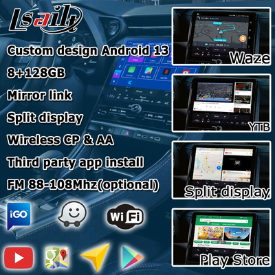 Lexus LBX 2023 para apresentar Android 13 Qualcomm 6125 base 8+128GB interface de vídeo