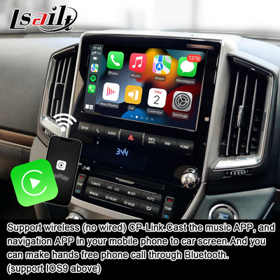 Lsailt 8+128GB Android Interface de Infotainment para Land Cruiser 2013-2021 LC200 com CarPlay sem fio, NetFlix, YouTube