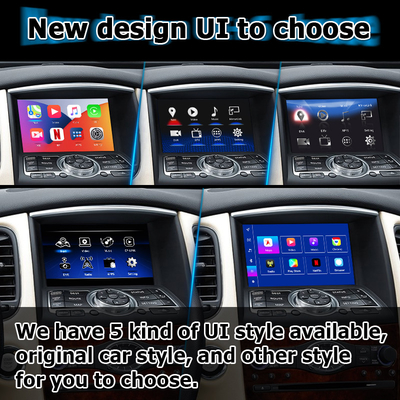 Infiniti QX50 / EX EX35 EX37 Car android 13 Caixa de interface do sistema Com carplay Android auto display Lsailt