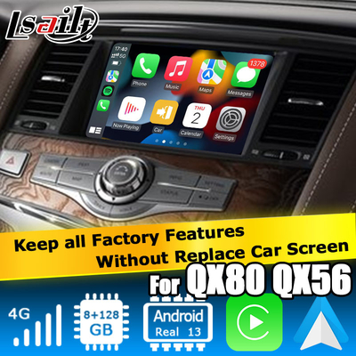 Infiniti QX80 / QX56 Android Auto Carplay Interface baseada no Qualcomm 8+128