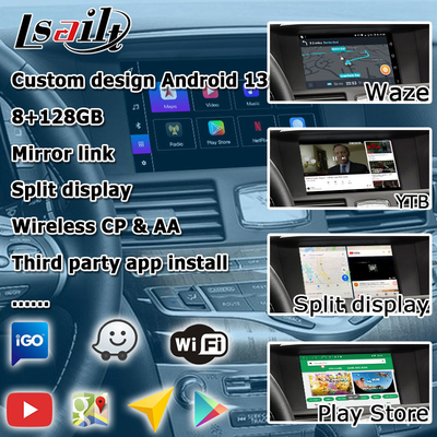 Android 13 8+128 Interface de vídeo Carplay Para Infiniti Q70 / M35 M37 Fuga Suporte Youtube
