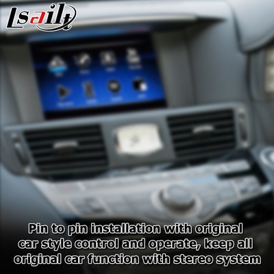 Android 13 8+128 Interface de vídeo Carplay Para Infiniti Q70 / M35 M37 Fuga Suporte Youtube