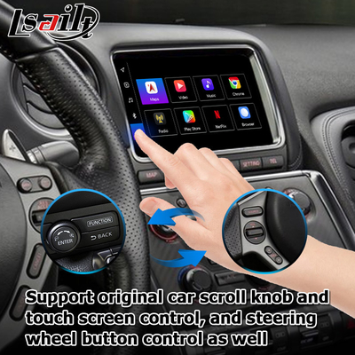 Android 13 8+128 Navegação carplay sem fio Android auto interface de vídeo para Nissan GT-R GTR R35