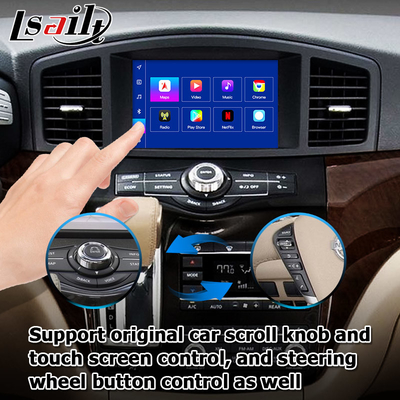 Android 13 Interface de Carplay sem fio do sistema Para Nissan Quest RE52 Elgrand E52 2011-2020