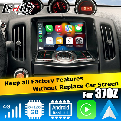 Nissan 370z Z34 Carplay Android interface de carplay automático Caixa 8+128 Android 13 atualização OEM