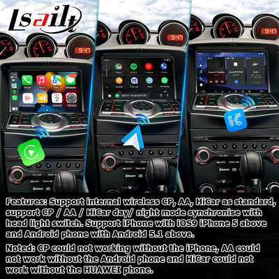 Nissan 370z Z34 Carplay Android interface de carplay automático Caixa 8+128 Android 13 atualização OEM