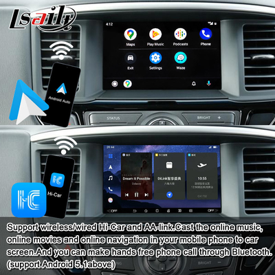 Nissan Multimedia Interface 8G Android 13 Interface de infoentretenimento para Pathfinder R52 2013-2020 Armada Patrol com CarPlay