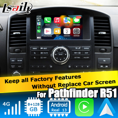 Nissan Pathfinder R51 Android Carplay interface multimídia Android Auto