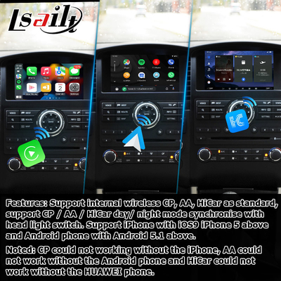 Nissan Pathfinder R51 Android Carplay interface multimídia Android Auto