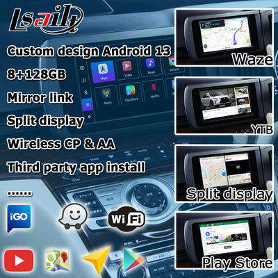 Nissan Elgrand E51 série 3 Android 13 Qualcomm 8+128GB Carplay Android Auto interface de vídeo