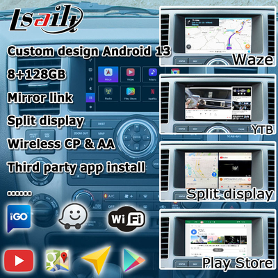 Nissan Armada TA60 interface de vídeo multimídia Android estilo de fábrica, suporte wireless Carplay Android Auto