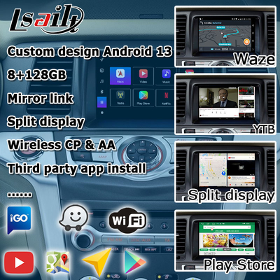 Nissan Murano Z51 Android 13 Carplay Android Auto baseado no Qualcomm 13 8+128GB