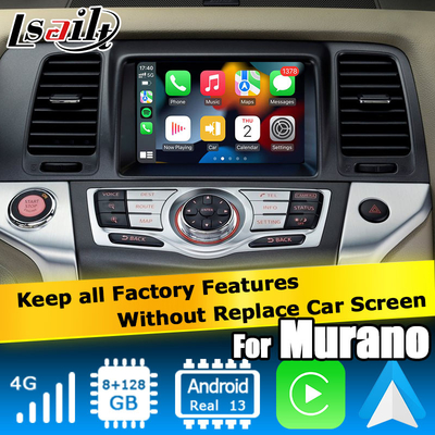 Nissan Murano Z51 Android 13 Carplay Android Auto baseado no Qualcomm 13 8+128GB