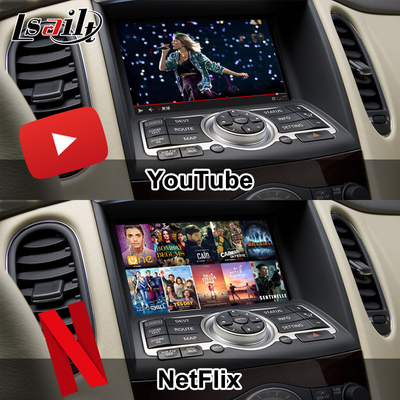 Lsailt 8G Android Infotainment Module para Infiniti EX QX50 2008-2017 Incluído CarPlay sem fio, YouTube, NetFlix