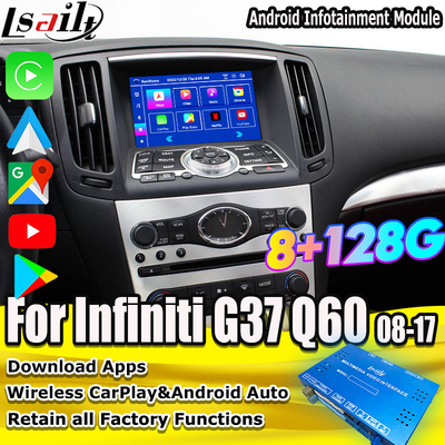 8G Android Infotainment Module para Infiniti G35 G37 Q60 Q40 2008-2016 Inclui YouTube, Google Play por Lsailt