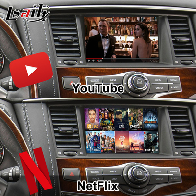 8G Android Infotainment Module para Infiniti QX80 QX56 Nissan Patrol 20100-2021 Interface sem fio CarPlay, YouTube