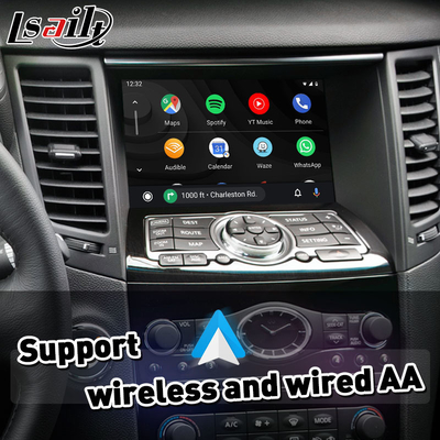 Lsailt Wireless Android Auto Mirrorlink Carplay Interface para 2013-2017 Infiniti QX70