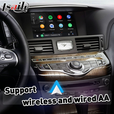Lsailt Wireless Carplay Android Auto Interface Para 2013-2019 Ano Infiniti Q70