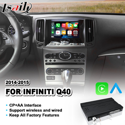 Lsailt OEM Integração Android Auto Video Interface Carplay para Infiniti Q40 2014-2015