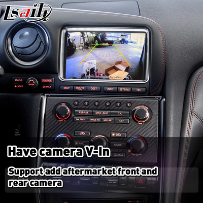 Lsailt Android Auto CP AA OEM Integração Interface de vídeo Carplay para Nissan GTR GT-R R35 2011-2016