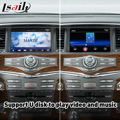 Interface automática Android Carplay sem fio para Nissan Patrol Y62 2011-2017