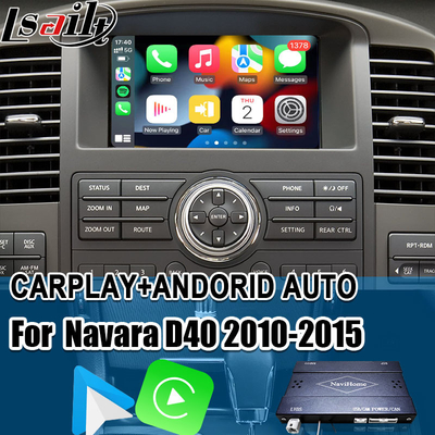 Integração OEM Wireless Apple CarPlay Interface para Navara D40 Nissan Pathfinder R51 2010-2016 Android Auto, Plug and Play, Mirror Link