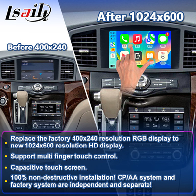 Lsailt 8 polegadas Android Multimédia Carplay Interface Screen para 2011-2017 Nissan Quest E52