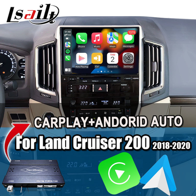 Interface CarPlay sem fio para Toyota Land Cruiser 200 GX-R,VX-R 2018-2021 Fujitsu Head Unit Com Android Auto, Sistema Linux