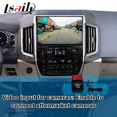 Interface CarPlay sem fio para Toyota Land Cruiser 200 GX-R,VX-R 2018-2021 Fujitsu Head Unit Com Android Auto, Sistema Linux