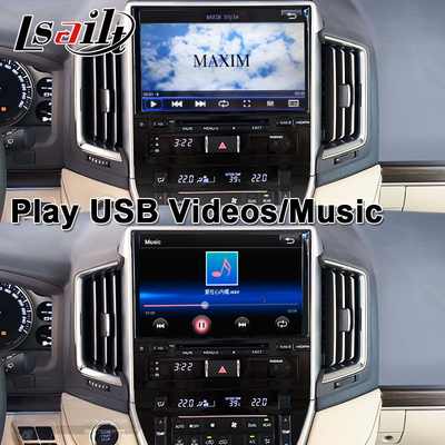 Interface CarPlay sem fio para Toyota Land Cruiser 200 GX-R,VX-R 2018-2021 Fujitsu Head Unit Com Android Auto, Sistema Linux