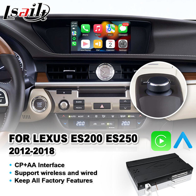 Interface sem fio Android Auto Carplay para 2012-2018 Lexus ES250 ES200 ES350 ES300h ES 250 200 Controle de botão