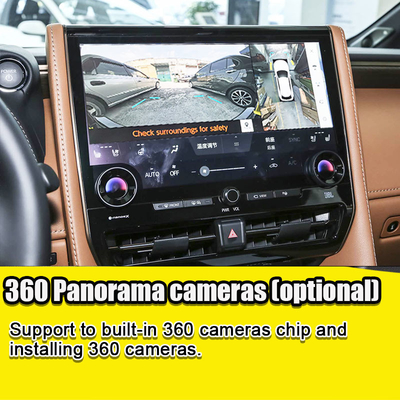 Android 13 Interface multimídia Android para Toyota Alphard 40 Série 2023-2024 Harrier, Vellfire Suporte YouTube, NetFlix, Google Play, câmeras panorâmicas 360