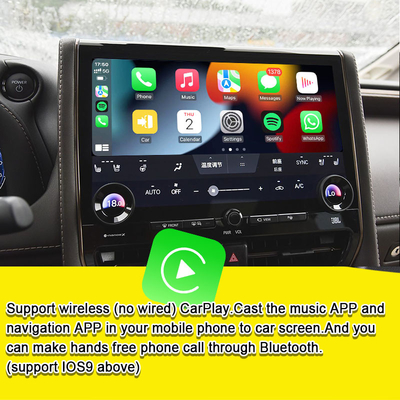Android 13 Interface multimídia Android para Toyota Alphard 40 Série 2023-2024 Harrier, Vellfire Suporte YouTube, NetFlix, Google Play, câmeras panorâmicas 360
