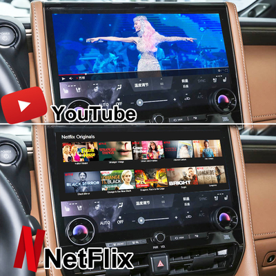 Android 13 Interface multimídia Android para Toyota Alphard 40 Série 2023-2024 Harrier, Vellfire Suporte YouTube, NetFlix, Google Play, câmeras panorâmicas 360