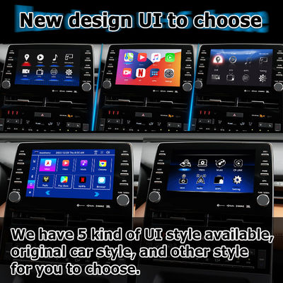 A relação video da auto relação video carplay de Android de 8 polegadas para o avalon de toyota toca no presente 3 2018