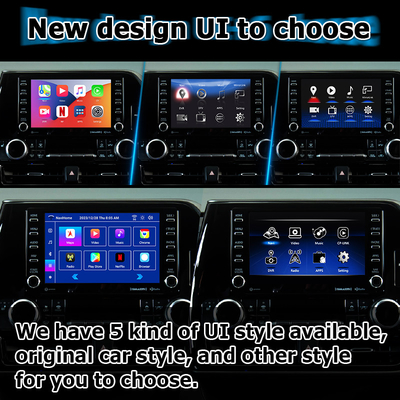 Interface de vídeo de carro carplay sem fio Android auto Android 13 TOYOTA Highlander