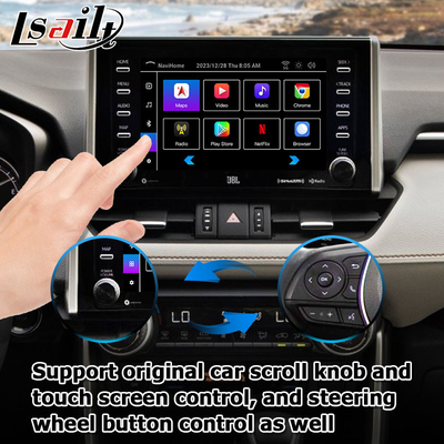 8+128GB Android 13 Interface Android Carplay Para Toyoat RAV4 2019 Para apresentar o Touch N Go 3