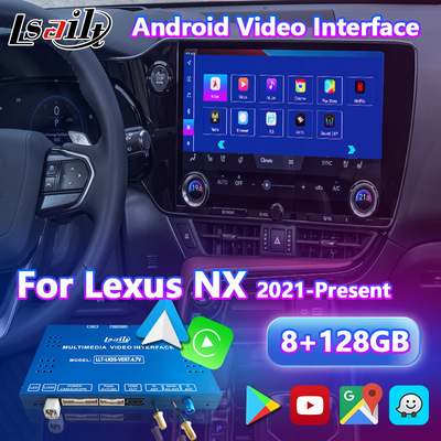 Interface de vídeo do sistema multimídia Android Carplay para Lexus NX NX200 NX250 NX350 NX350h NX400h NX450h