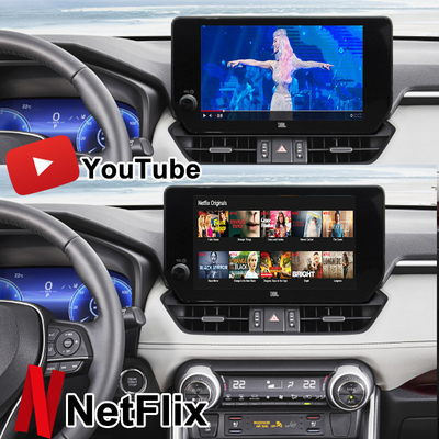 Android 13 Interface de infoentretenimento Android para Toyota RAV-4 2023-Crown, Alphard, Harrier OEM Atualização de tela com sistema multimídia Android, YouTube