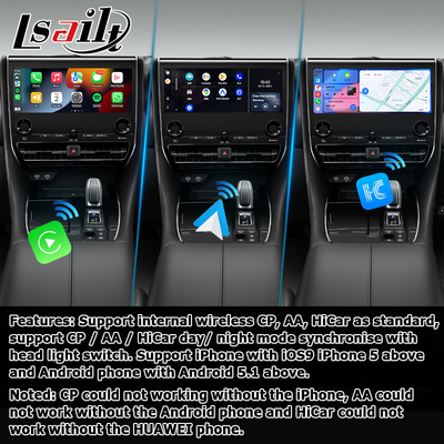 Toyota Alphard AH40 Interface multimídia Android 8+128GB Carplay suporte ao Android Auto