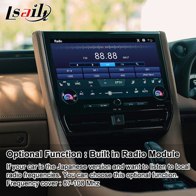 Lsailt Android Carplay Multimédia Interface de vídeo para 2023-Presente Toyota Alphard Vellfire 40 série