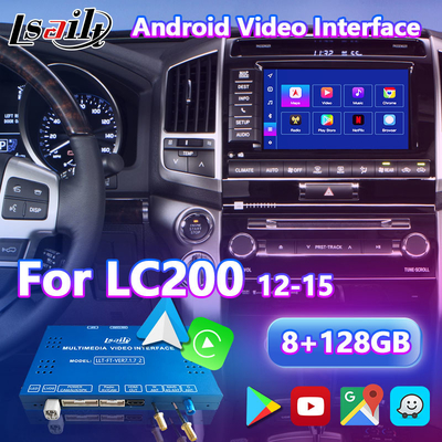 Lsailt Android Multimédia Interface de vídeo para Toyota Land Cruiser LC200 V8 LC 200 2012-2015