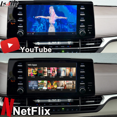 Integração OEM e retrofit Interface Android para Toyota Sienna 2018-2021 Camry, RAV-4 Suporte multimídia no carro YouTube, NetFlix, câmera de 360 graus
