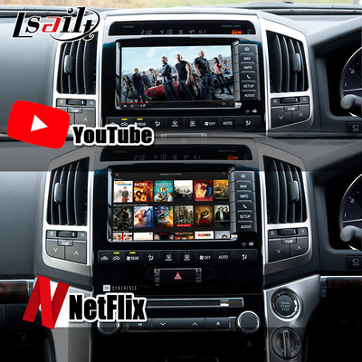 Módulo de atualização Android OEM para Land Cruiser 2013-2021 Integração do Kit CarPlay Sem Fio YouTube, Google Maps, Android Auto