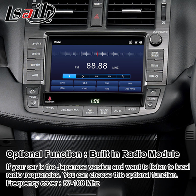 Interface de Vídeo Multimídia Android Lsailt para Toyota Crown S200 GWS204 GRS204 URS204 UZS207 Athlete Majesta 2008-2012
