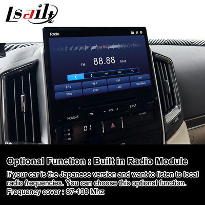 Lsailt Android Multimédia Interface de vídeo para Toyota Land Cruiser LC200 GXR GX-R FST LC 200 2018-2022