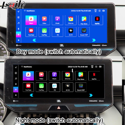 Módulo de atualização Android OEM Lsailt para Harrier Venza Toyota 2022 - Interface multimídia Android de 12,3 polegadas com YouTube, NetFlix